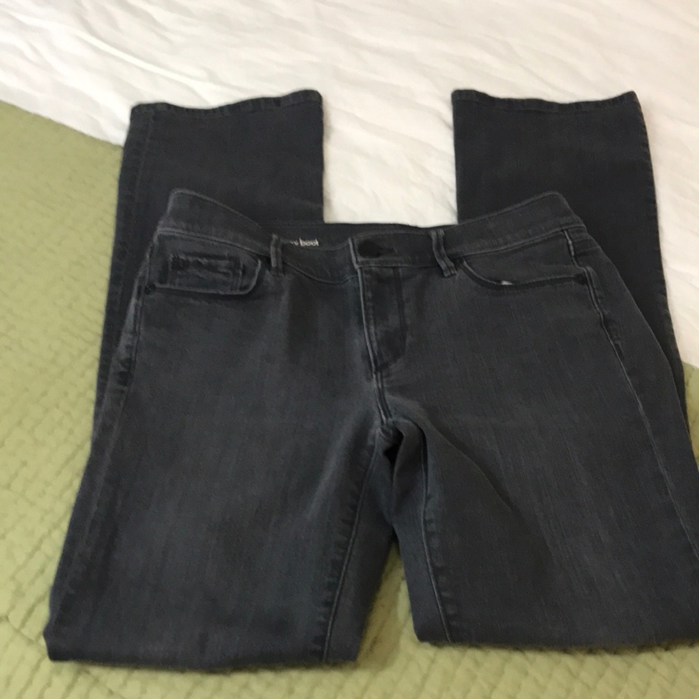 Loft Gray Color Boot Cut Jeans Size 8